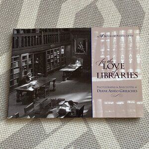 For the Love of Libraries: A Book of Postcards EUC/Vintage